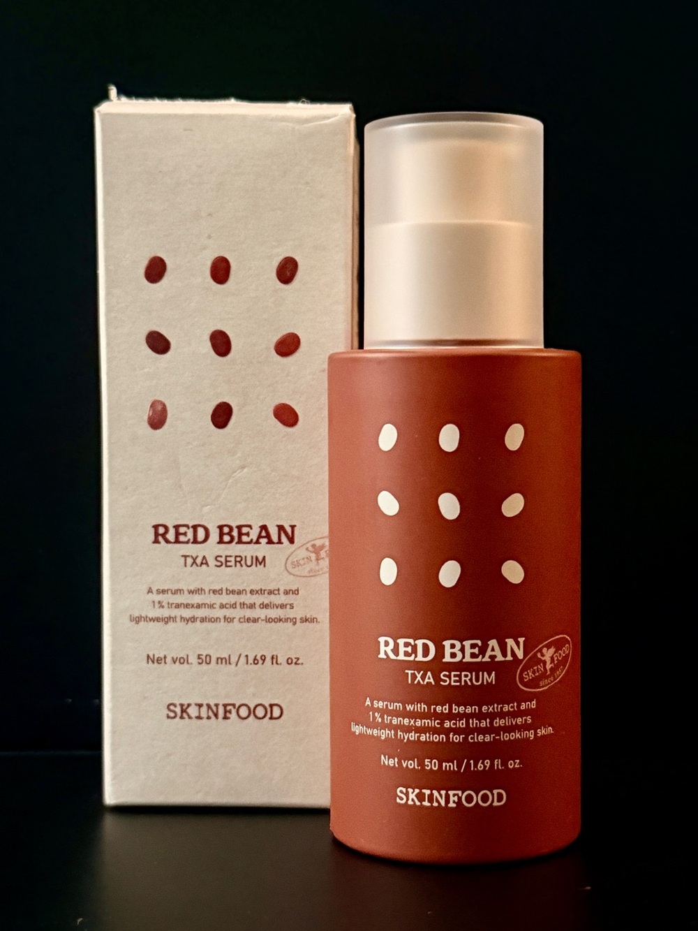 🍃 NIB SKINFOOD Red Bean TXA Serum 50ml | Korean Skincare